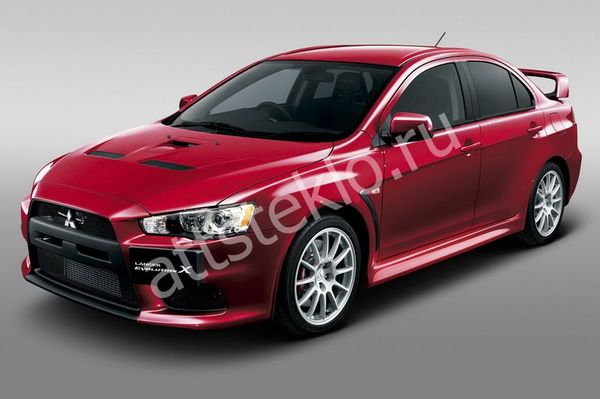 Автостекла Mitsubishi Lancer Evolution X c установкой в Москве